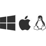 windows, linux, macos